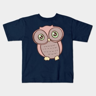 Pink Owl Hears You Kids T-Shirt